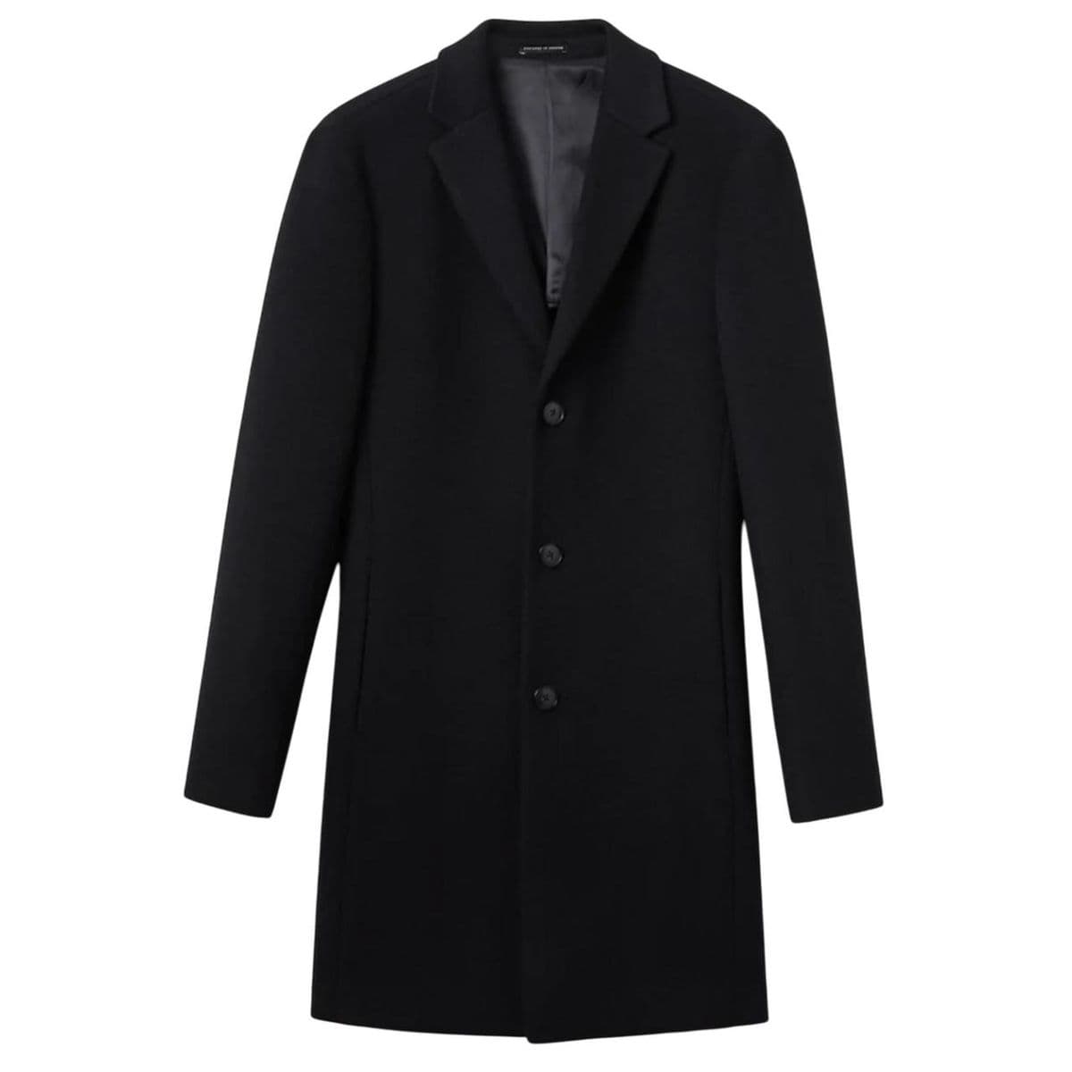 Tailored Wool Blend Overcoat